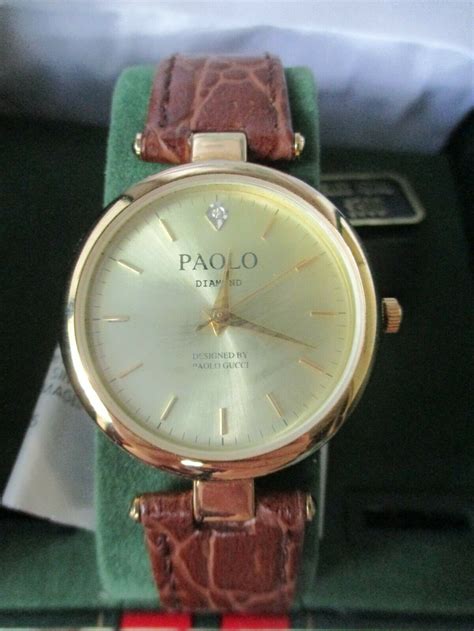 paolo gucci diamond watch|paolo Gucci watch prices.